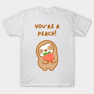 You’re A Peach Sloth T-Shirt